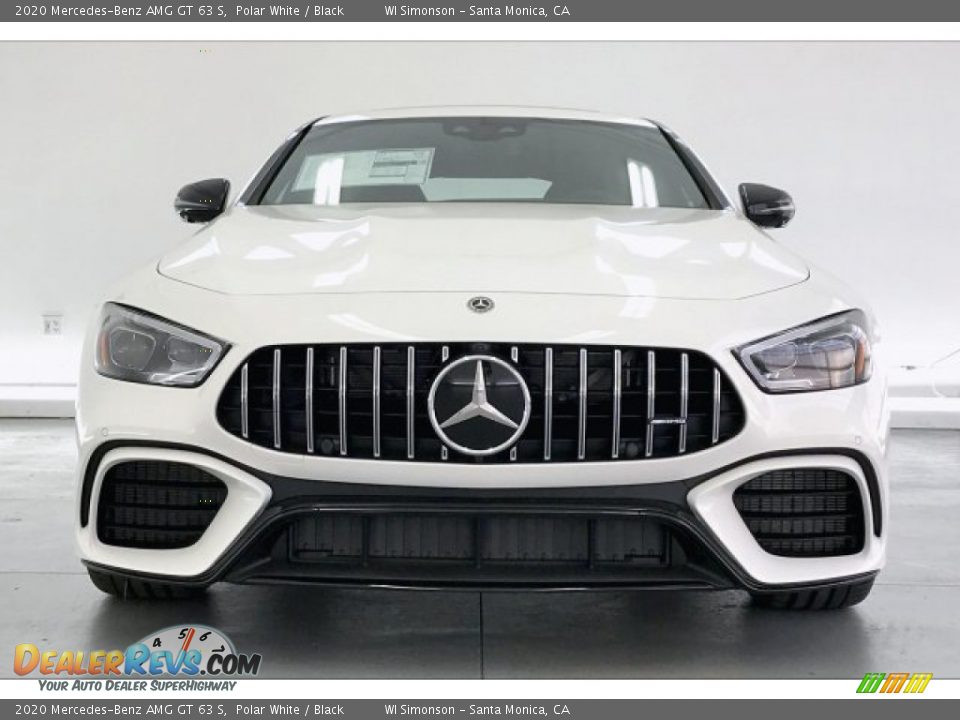 2020 Mercedes-Benz AMG GT 63 S Polar White / Black Photo #2