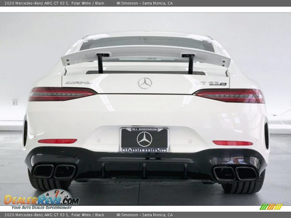 2020 Mercedes-Benz AMG GT 63 S Polar White / Black Photo #3