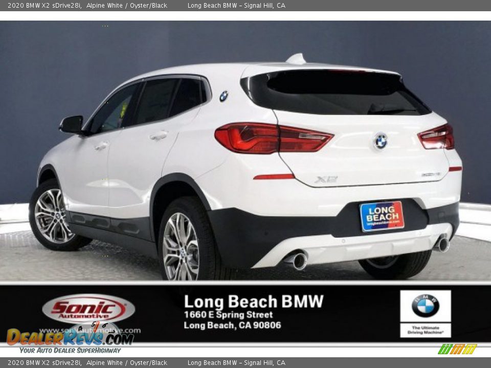 2020 BMW X2 sDrive28i Alpine White / Oyster/Black Photo #2