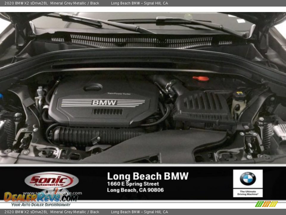 2020 BMW X2 sDrive28i Mineral Grey Metallic / Black Photo #8