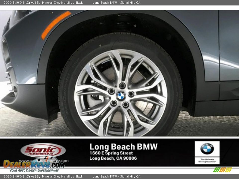 2020 BMW X2 sDrive28i Mineral Grey Metallic / Black Photo #9
