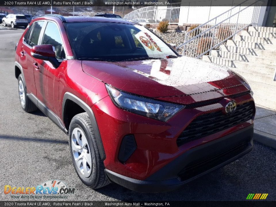 2020 Toyota RAV4 LE AWD Ruby Flare Pearl / Black Photo #1