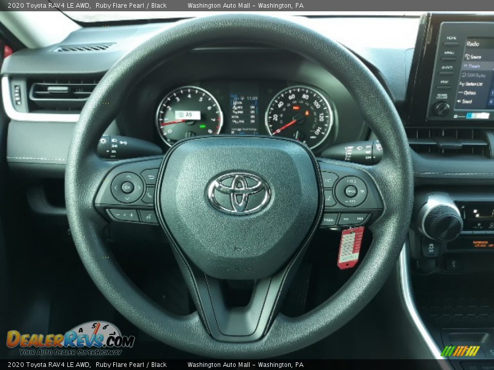 2020 Toyota RAV4 LE AWD Ruby Flare Pearl / Black Photo #9