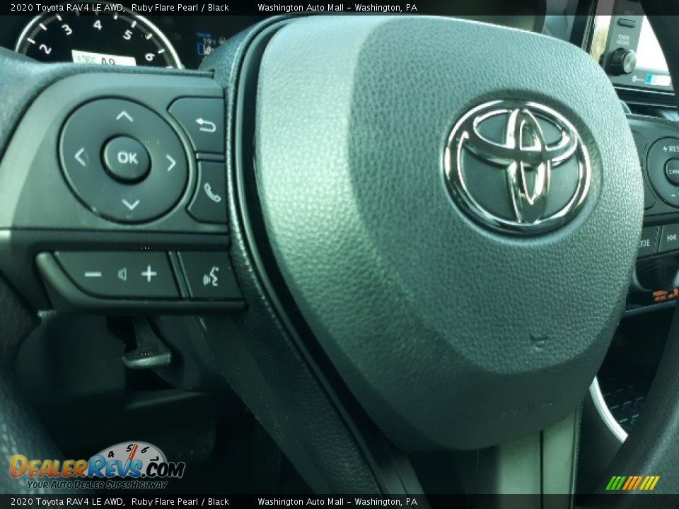 2020 Toyota RAV4 LE AWD Ruby Flare Pearl / Black Photo #10