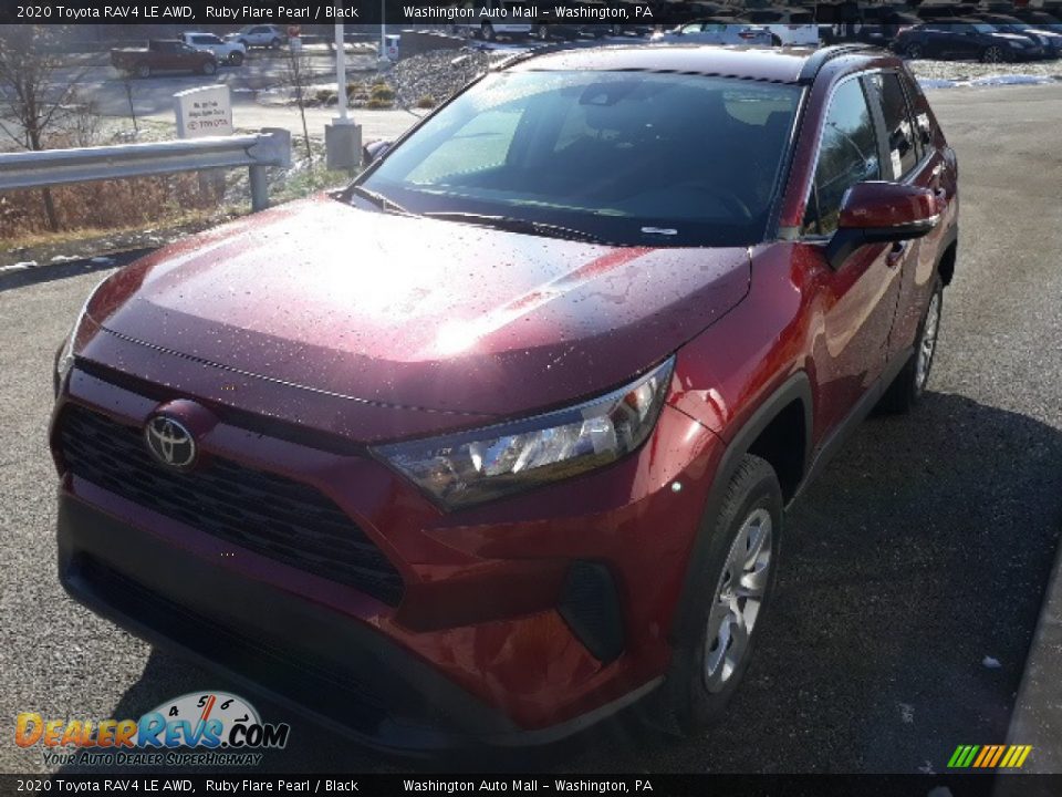 2020 Toyota RAV4 LE AWD Ruby Flare Pearl / Black Photo #15