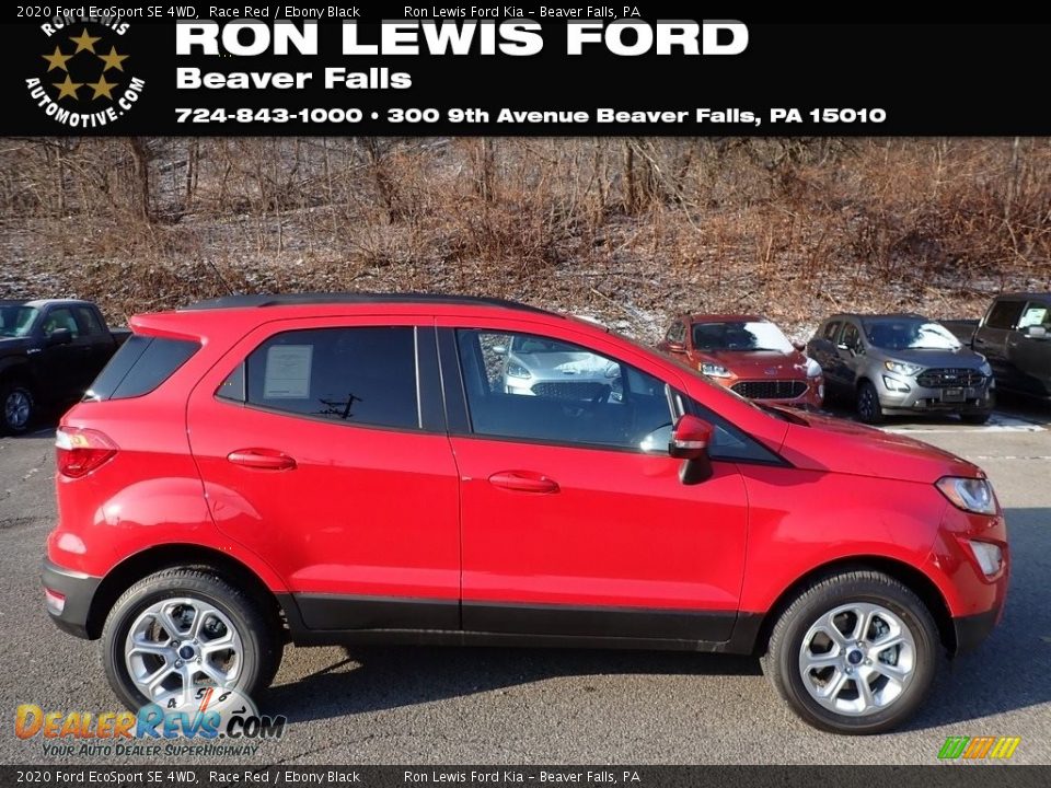 2020 Ford EcoSport SE 4WD Race Red / Ebony Black Photo #1