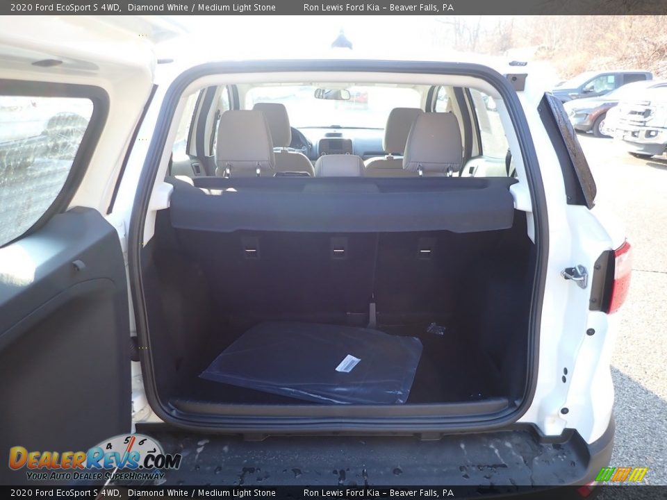 2020 Ford EcoSport S 4WD Diamond White / Medium Light Stone Photo #3