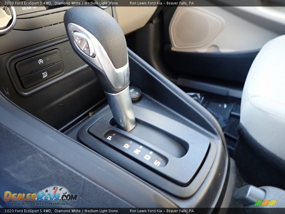 2020 Ford EcoSport S 4WD Diamond White / Medium Light Stone Photo #12