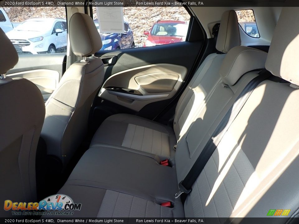 2020 Ford EcoSport S 4WD Diamond White / Medium Light Stone Photo #15