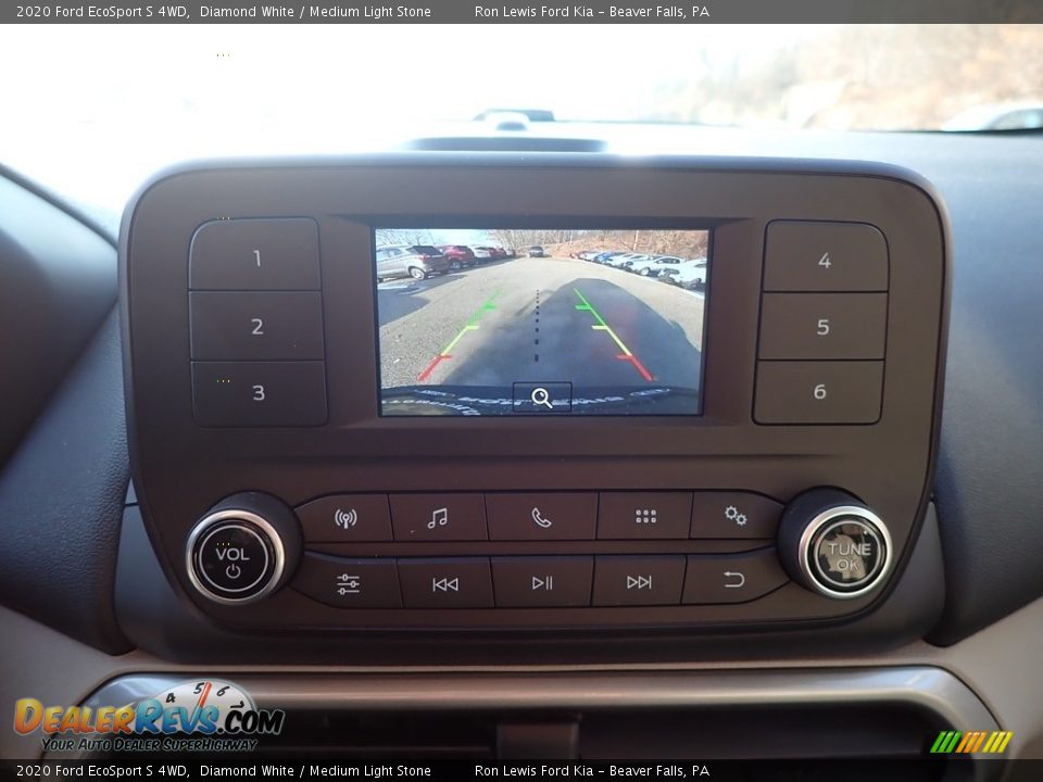 2020 Ford EcoSport S 4WD Diamond White / Medium Light Stone Photo #19