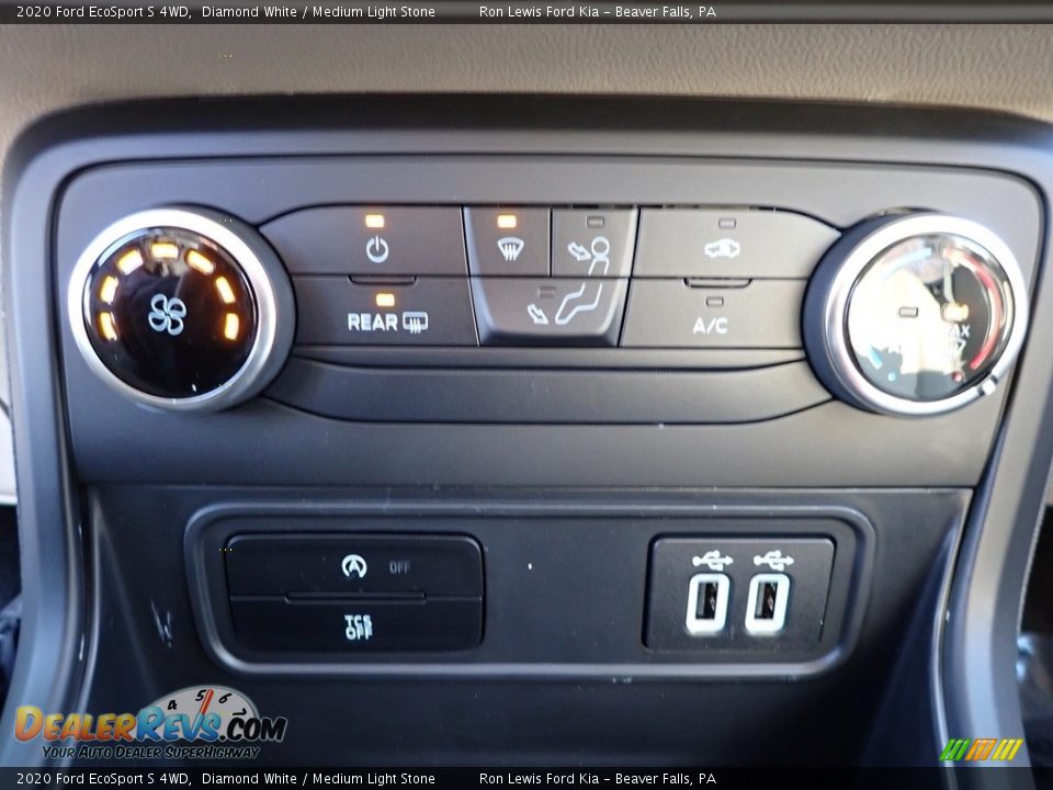 2020 Ford EcoSport S 4WD Diamond White / Medium Light Stone Photo #20