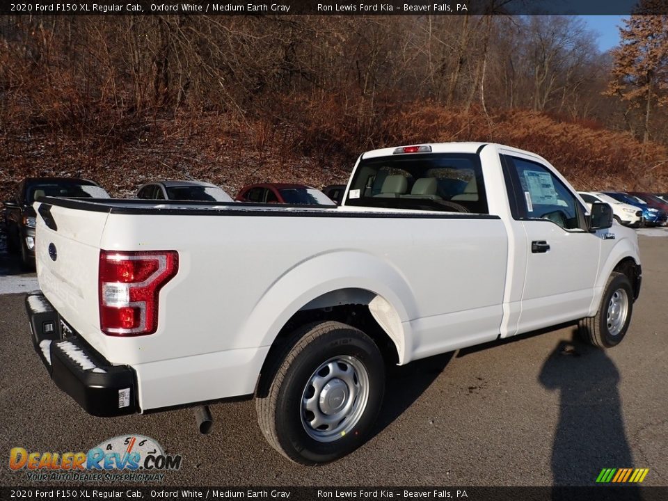 2020 Ford F150 XL Regular Cab Oxford White / Medium Earth Gray Photo #4