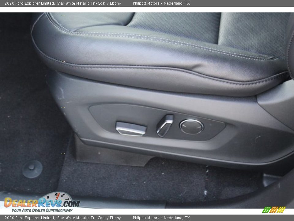 2020 Ford Explorer Limited Star White Metallic Tri-Coat / Ebony Photo #11