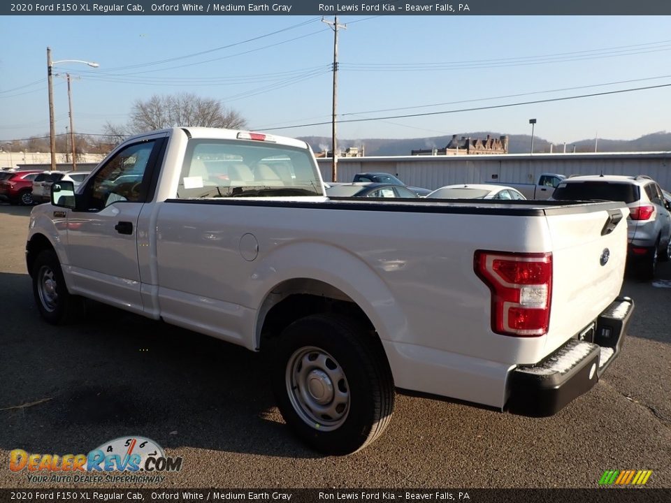 2020 Ford F150 XL Regular Cab Oxford White / Medium Earth Gray Photo #6