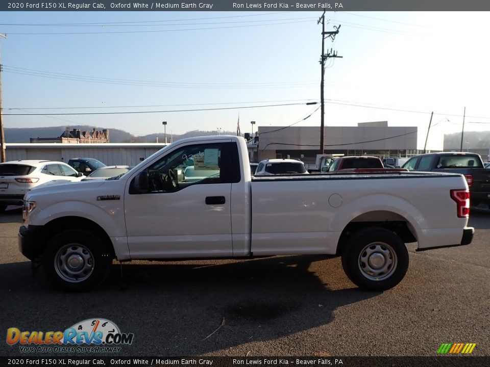 2020 Ford F150 XL Regular Cab Oxford White / Medium Earth Gray Photo #7