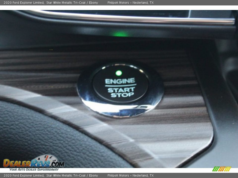 2020 Ford Explorer Limited Star White Metallic Tri-Coat / Ebony Photo #18