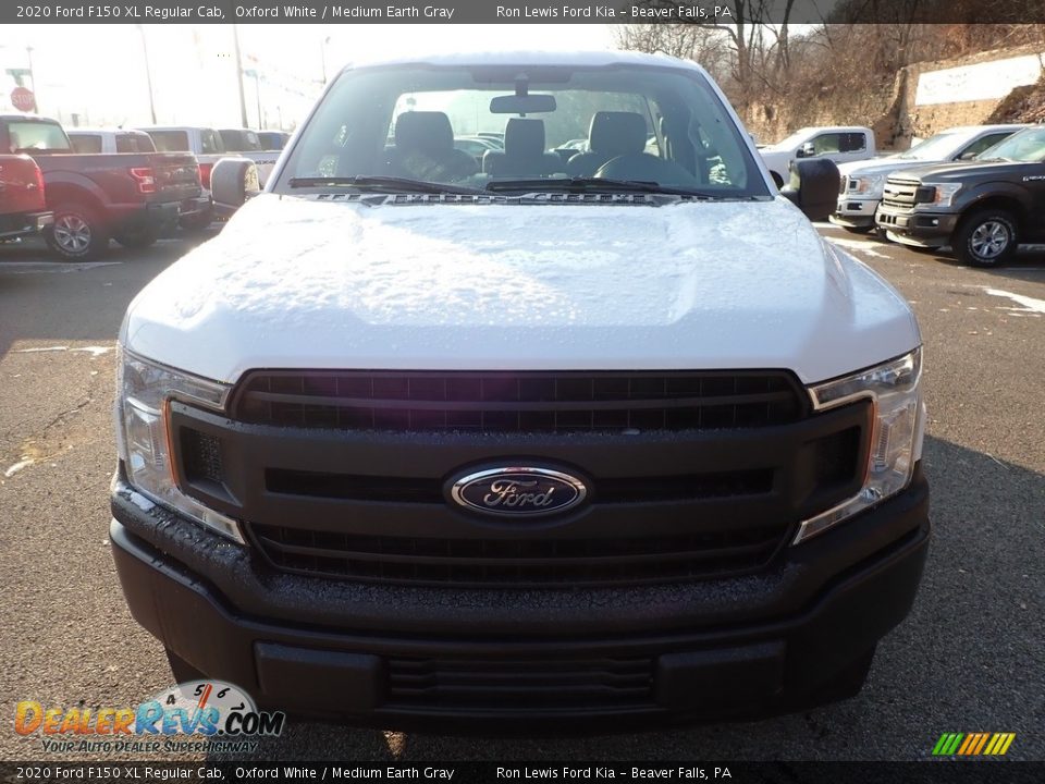 2020 Ford F150 XL Regular Cab Oxford White / Medium Earth Gray Photo #9