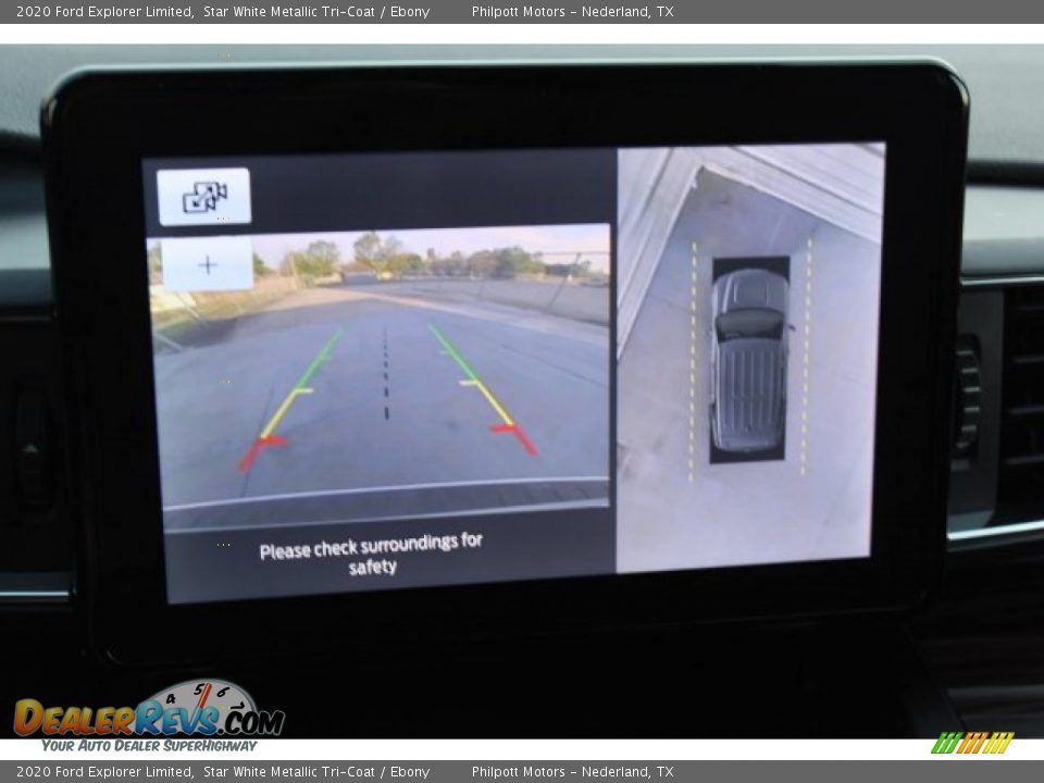 2020 Ford Explorer Limited Star White Metallic Tri-Coat / Ebony Photo #19