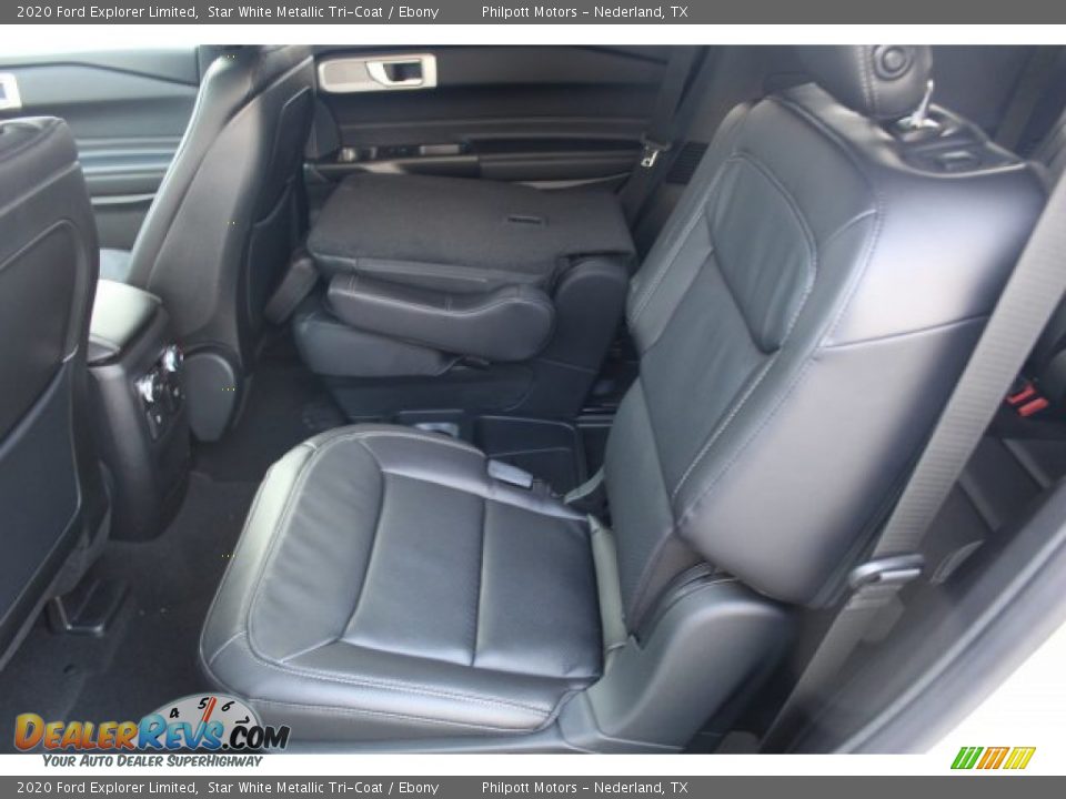 2020 Ford Explorer Limited Star White Metallic Tri-Coat / Ebony Photo #21