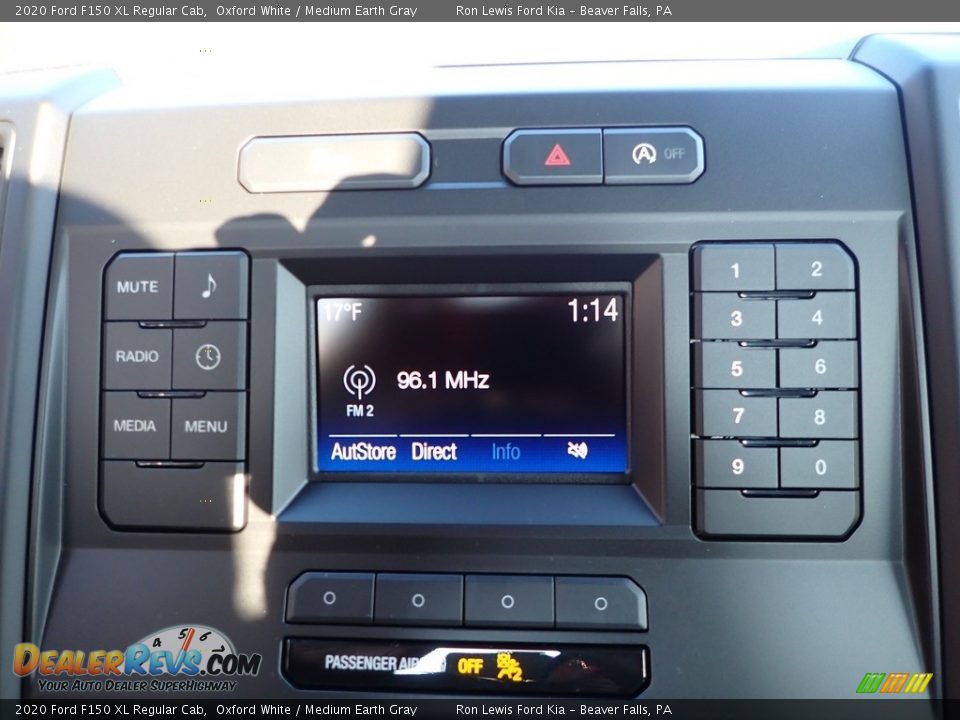 2020 Ford F150 XL Regular Cab Oxford White / Medium Earth Gray Photo #19