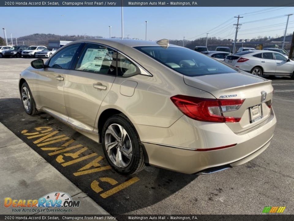 2020 Honda Accord EX Sedan Champagne Frost Pearl / Ivory Photo #5