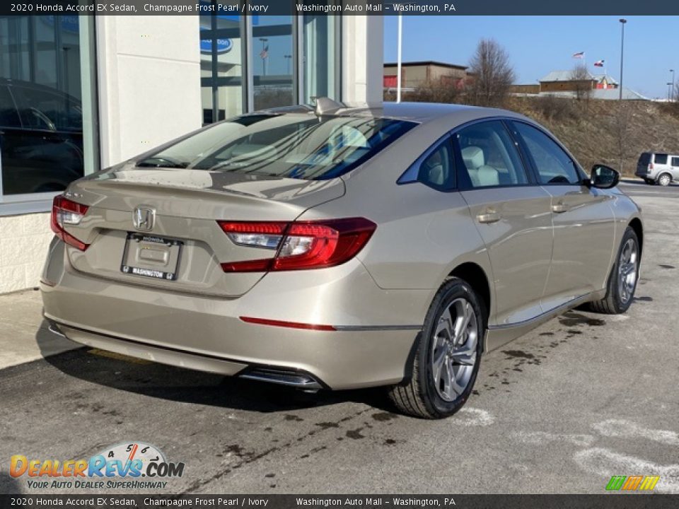 2020 Honda Accord EX Sedan Champagne Frost Pearl / Ivory Photo #7