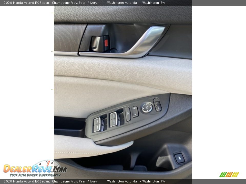 2020 Honda Accord EX Sedan Champagne Frost Pearl / Ivory Photo #11