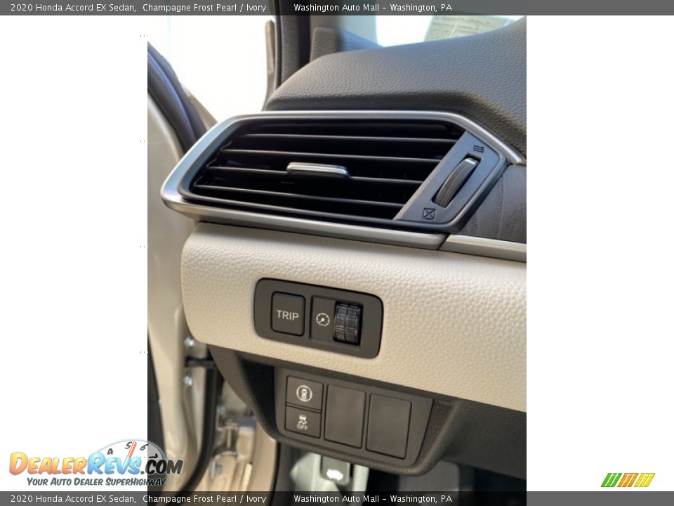 2020 Honda Accord EX Sedan Champagne Frost Pearl / Ivory Photo #12