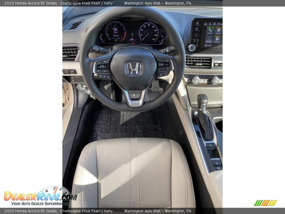 2020 Honda Accord EX Sedan Champagne Frost Pearl / Ivory Photo #13