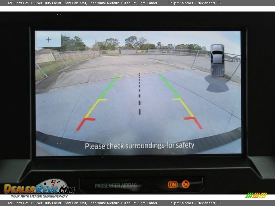 2020 Ford F250 Super Duty Lariat Crew Cab 4x4 Star White Metallic / Medium Light Camel Photo #20