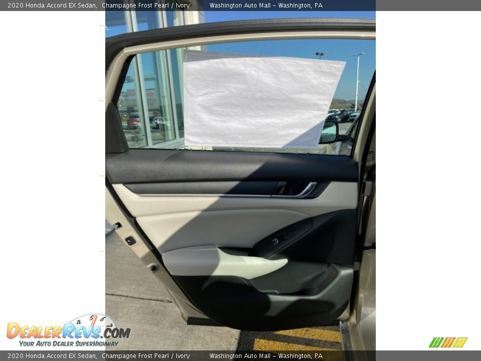 2020 Honda Accord EX Sedan Champagne Frost Pearl / Ivory Photo #16