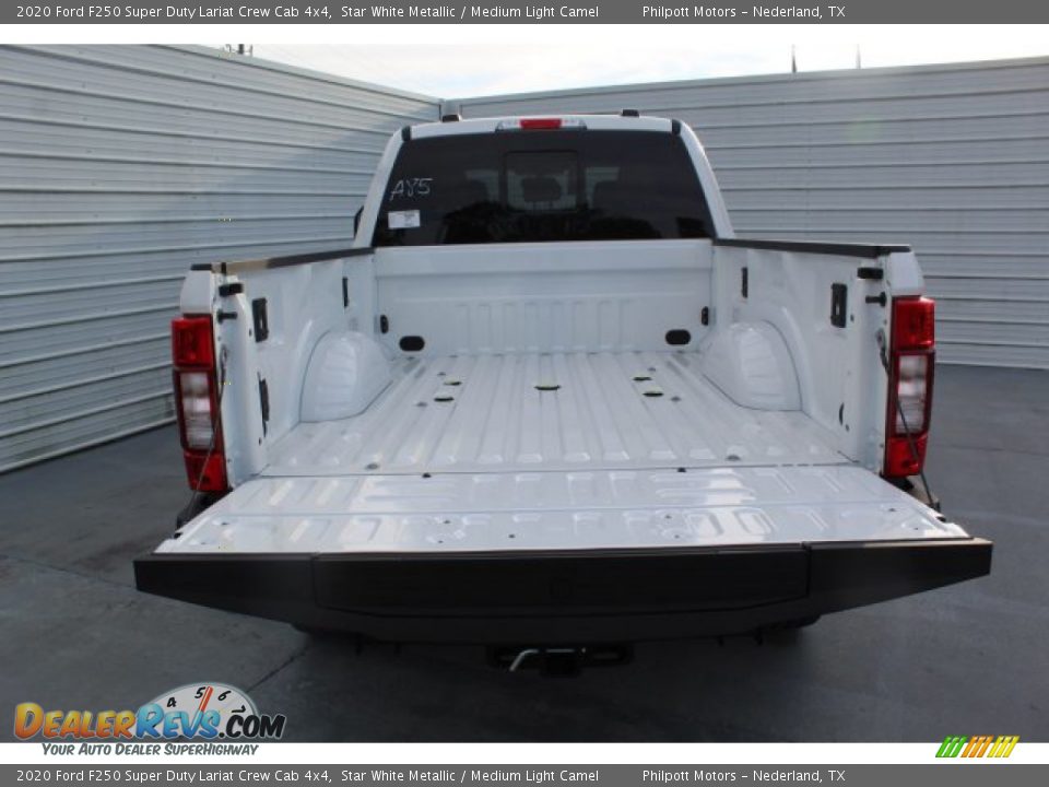 2020 Ford F250 Super Duty Lariat Crew Cab 4x4 Star White Metallic / Medium Light Camel Photo #23