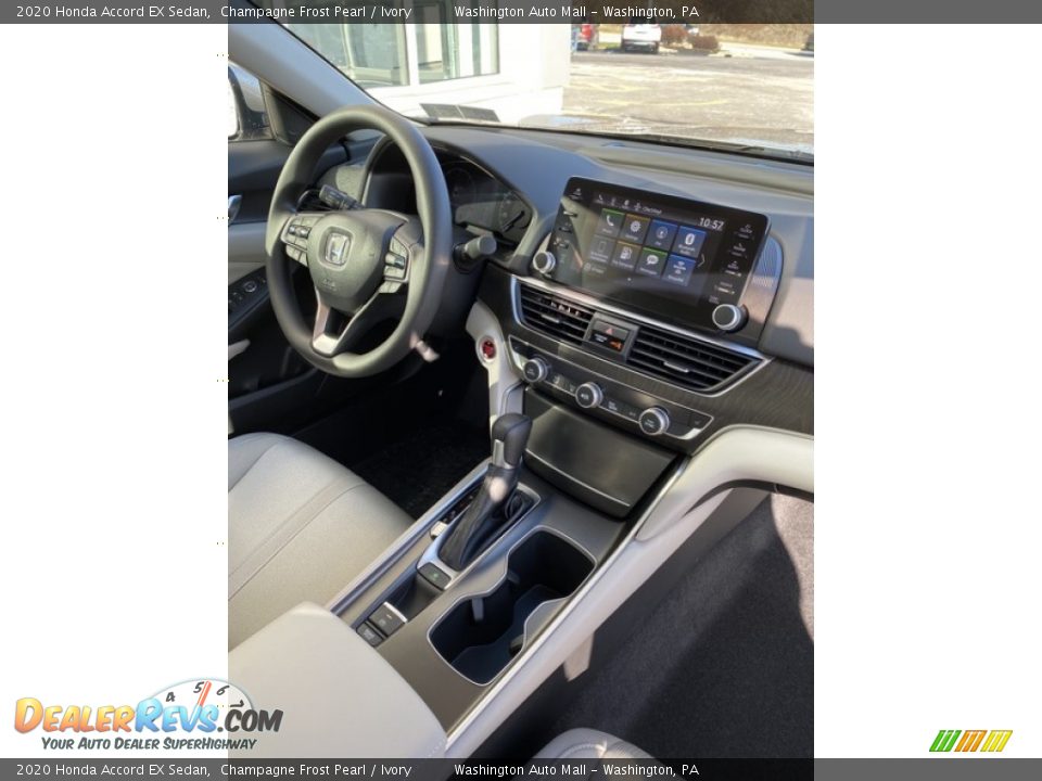 2020 Honda Accord EX Sedan Champagne Frost Pearl / Ivory Photo #23