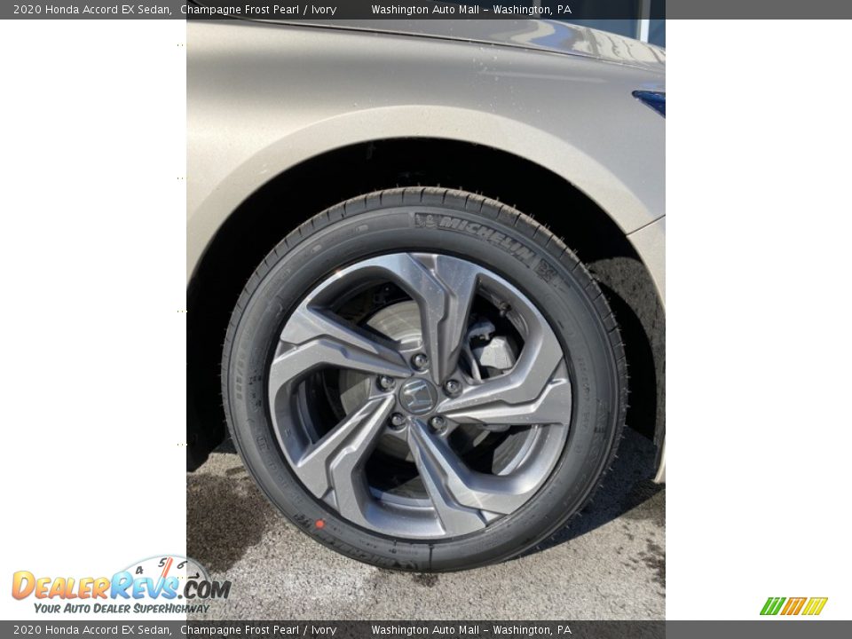 2020 Honda Accord EX Sedan Champagne Frost Pearl / Ivory Photo #24