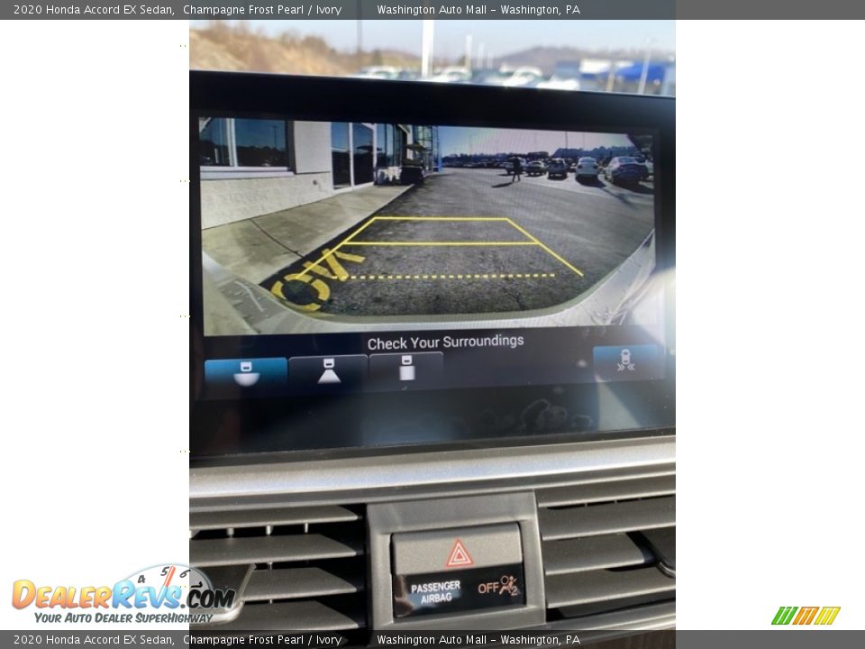 2020 Honda Accord EX Sedan Champagne Frost Pearl / Ivory Photo #27