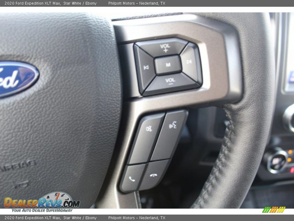 2020 Ford Expedition XLT Max Star White / Ebony Photo #15