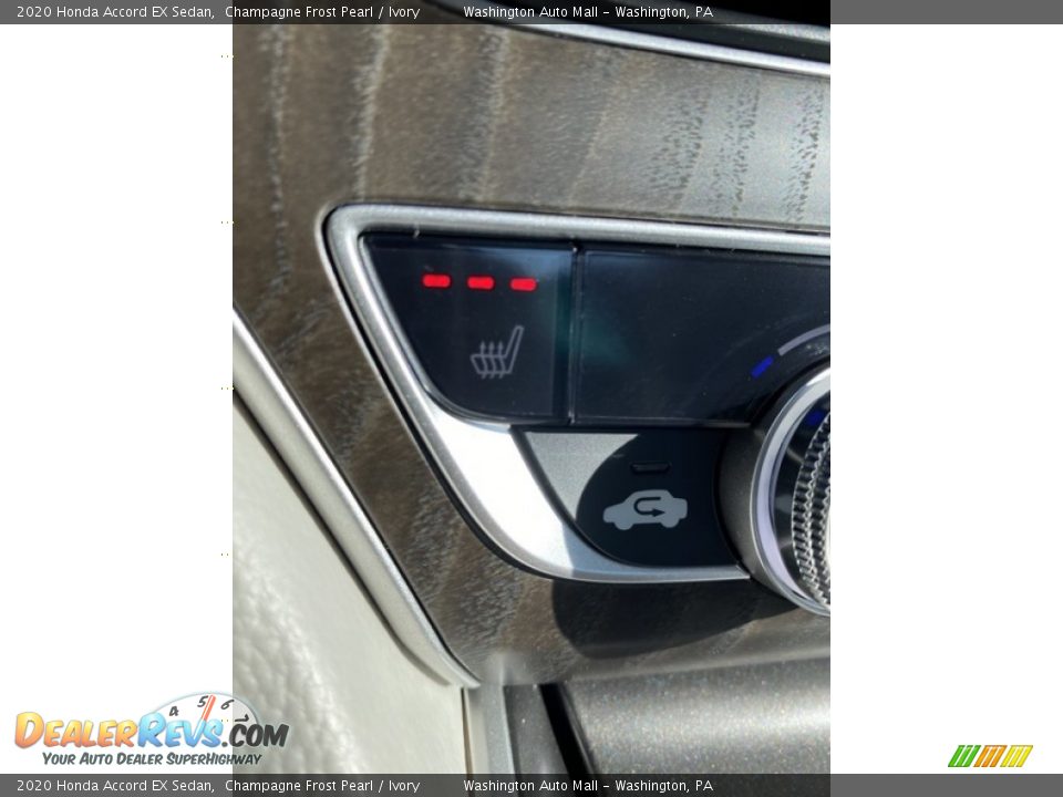 2020 Honda Accord EX Sedan Champagne Frost Pearl / Ivory Photo #31