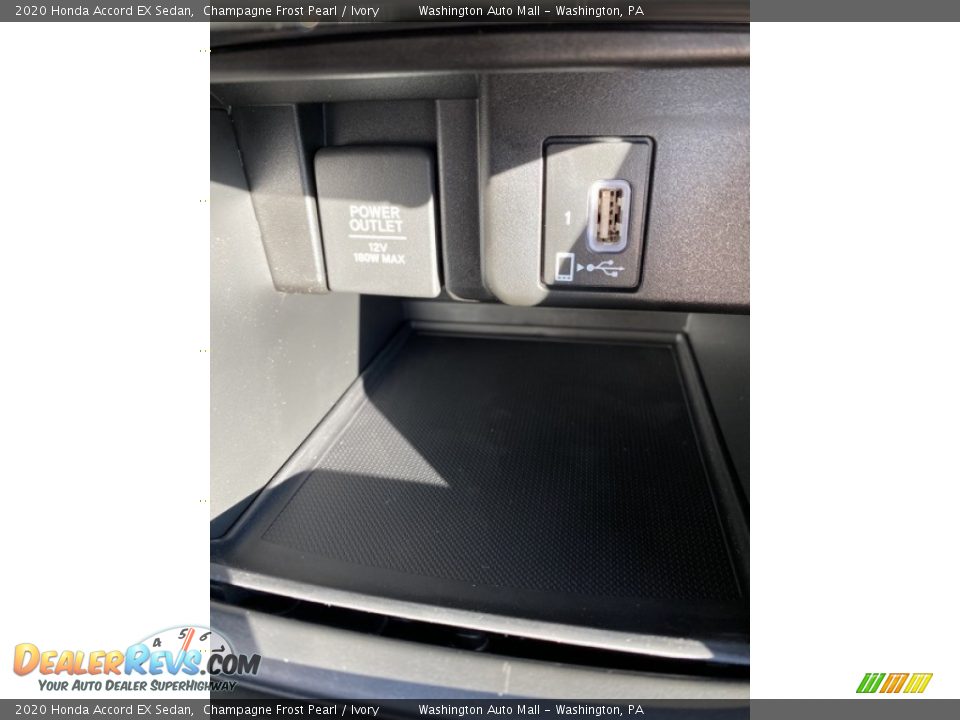 2020 Honda Accord EX Sedan Champagne Frost Pearl / Ivory Photo #32