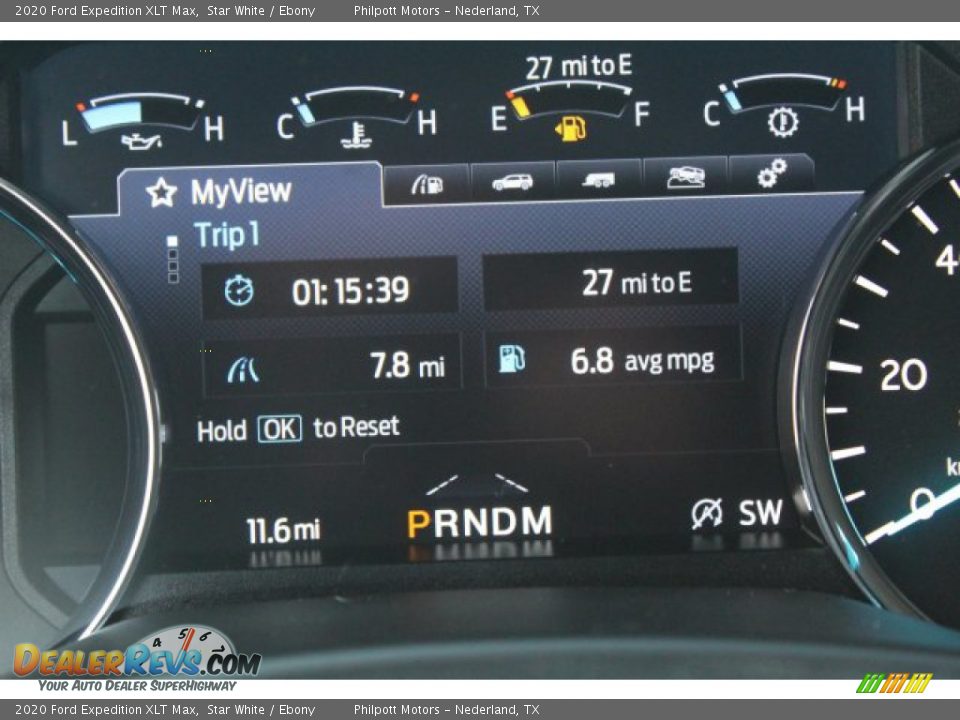 2020 Ford Expedition XLT Max Star White / Ebony Photo #17