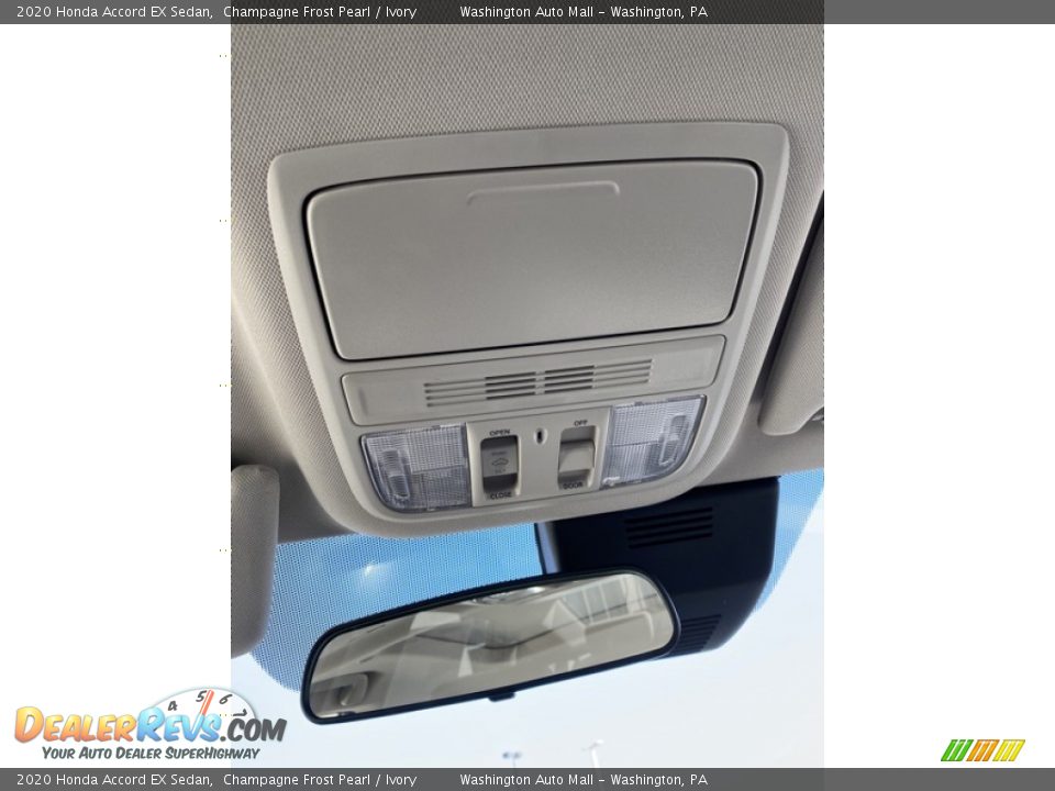 2020 Honda Accord EX Sedan Champagne Frost Pearl / Ivory Photo #34