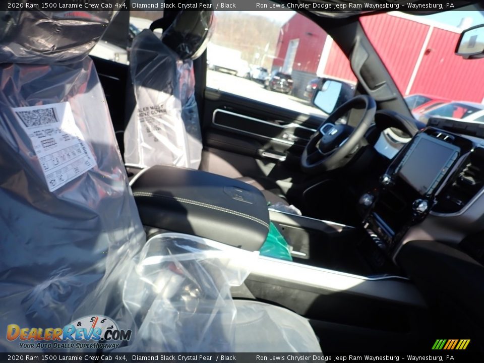 2020 Ram 1500 Laramie Crew Cab 4x4 Diamond Black Crystal Pearl / Black Photo #10