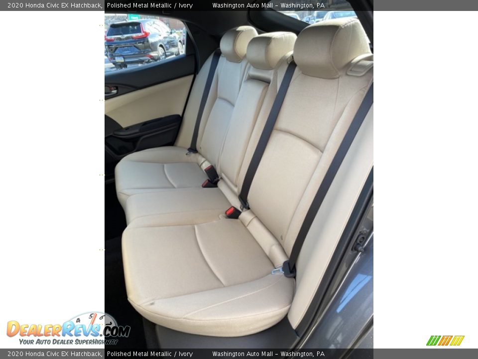 2020 Honda Civic EX Hatchback Polished Metal Metallic / Ivory Photo #18