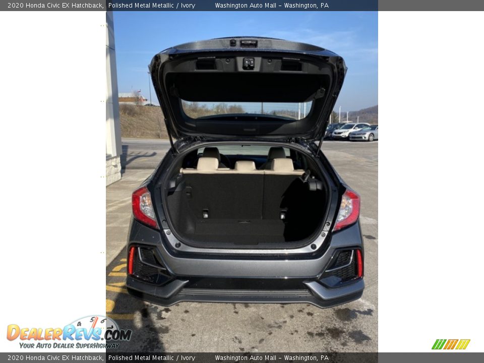 2020 Honda Civic EX Hatchback Polished Metal Metallic / Ivory Photo #20