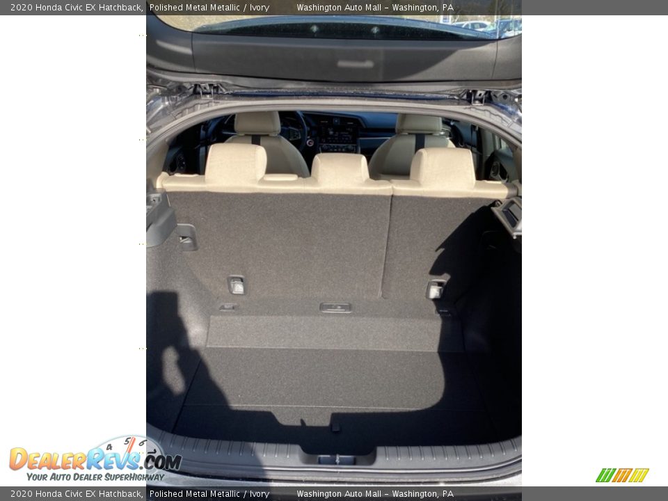 2020 Honda Civic EX Hatchback Polished Metal Metallic / Ivory Photo #21