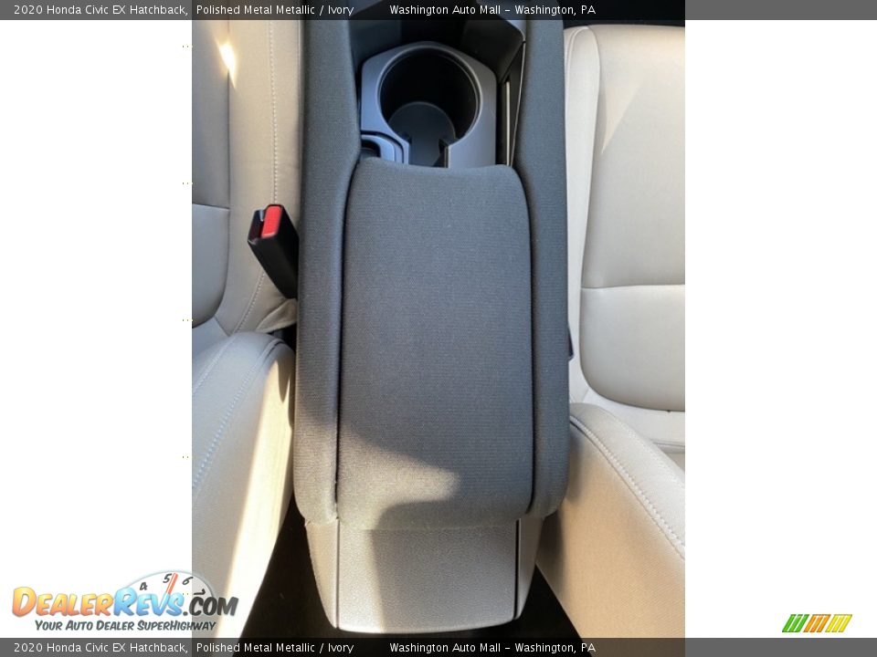 2020 Honda Civic EX Hatchback Polished Metal Metallic / Ivory Photo #31