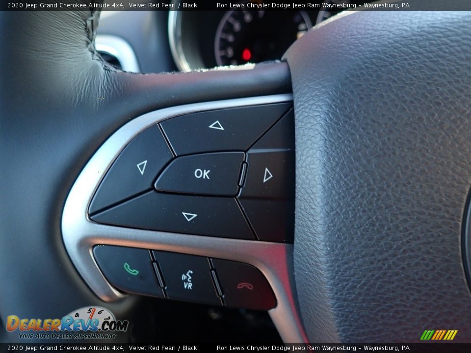 2020 Jeep Grand Cherokee Altitude 4x4 Velvet Red Pearl / Black Photo #19