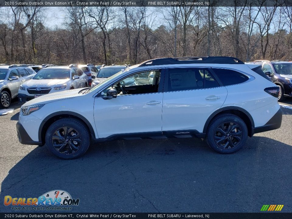2020 Subaru Outback Onyx Edition XT Crystal White Pearl / Gray StarTex Photo #3