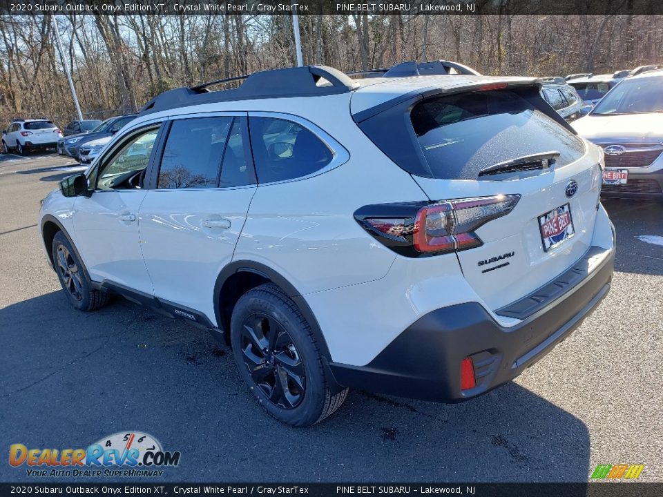 2020 Subaru Outback Onyx Edition XT Crystal White Pearl / Gray StarTex Photo #4