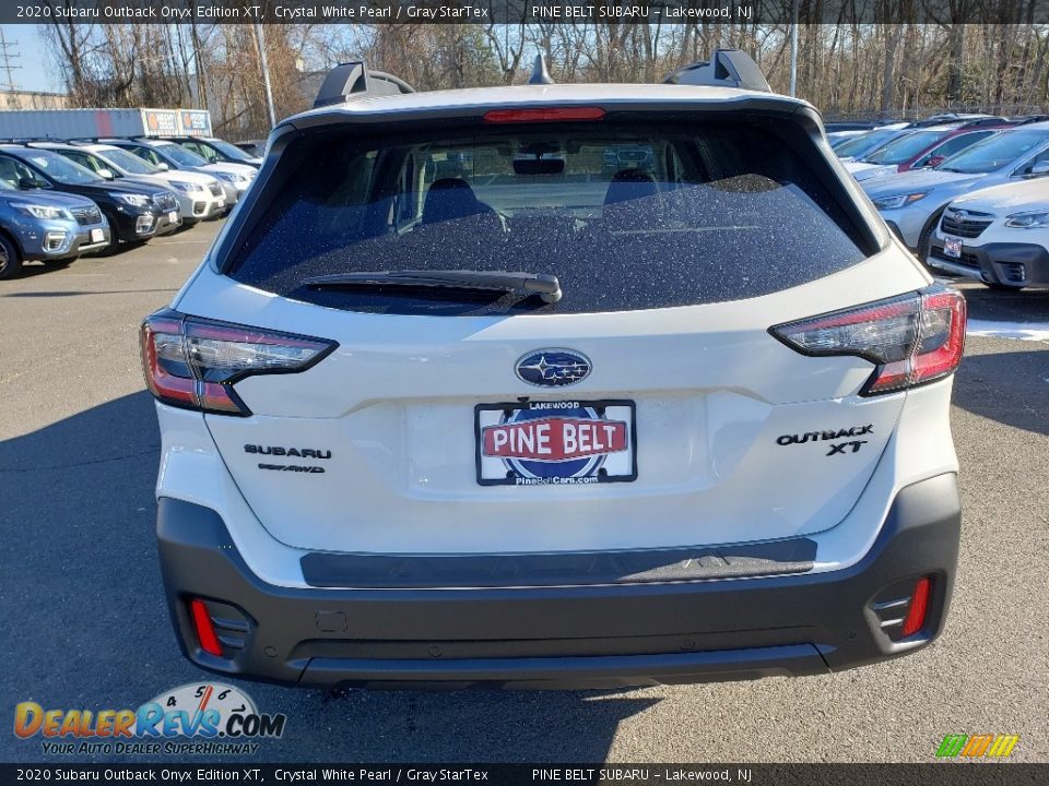 2020 Subaru Outback Onyx Edition XT Crystal White Pearl / Gray StarTex Photo #5
