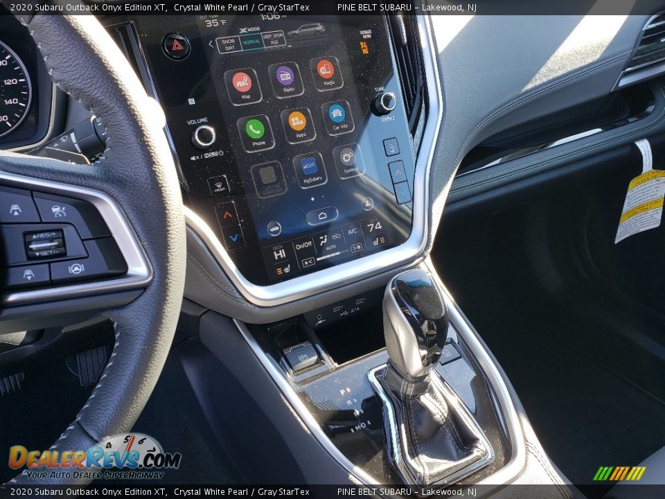 2020 Subaru Outback Onyx Edition XT Crystal White Pearl / Gray StarTex Photo #10